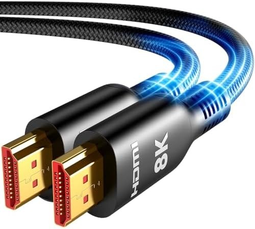 Highwings 8K Fiber Optic HDMI Cable 50FT 48Gbps Ultra High Speed