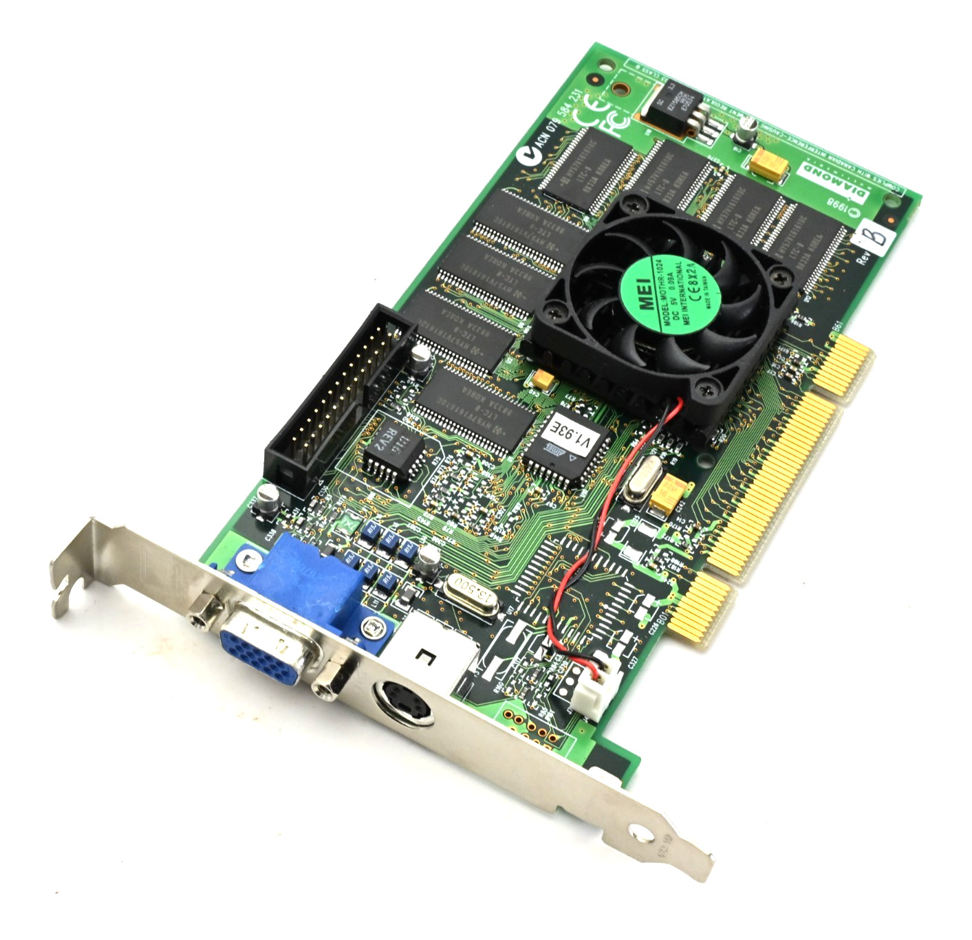 DIAMOND Viper V550 PCI Graphic Card NVIDIA RIVA TNT, 16MB, 23230081-101