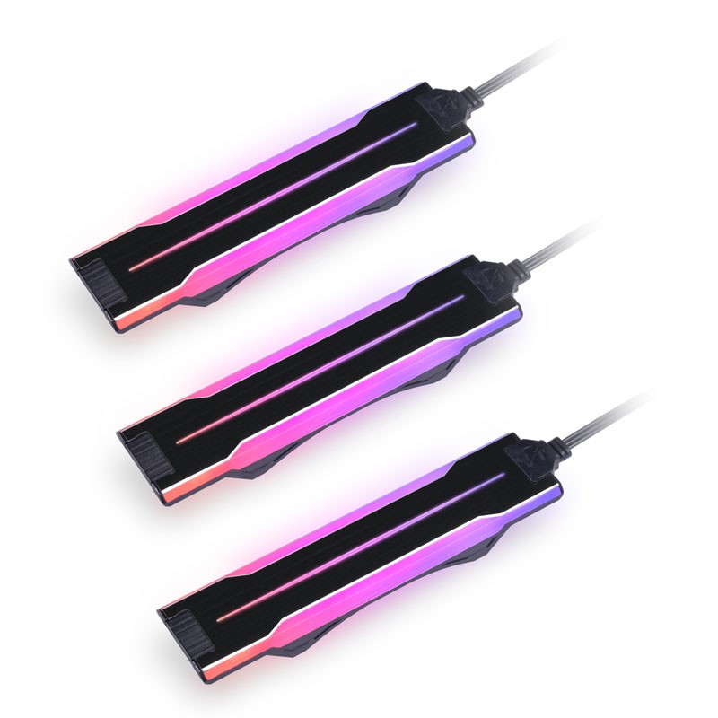 Lian Li Uni Fan P28 Side ARGB Strip 3 Pack Black Accessories P28ARGB-B