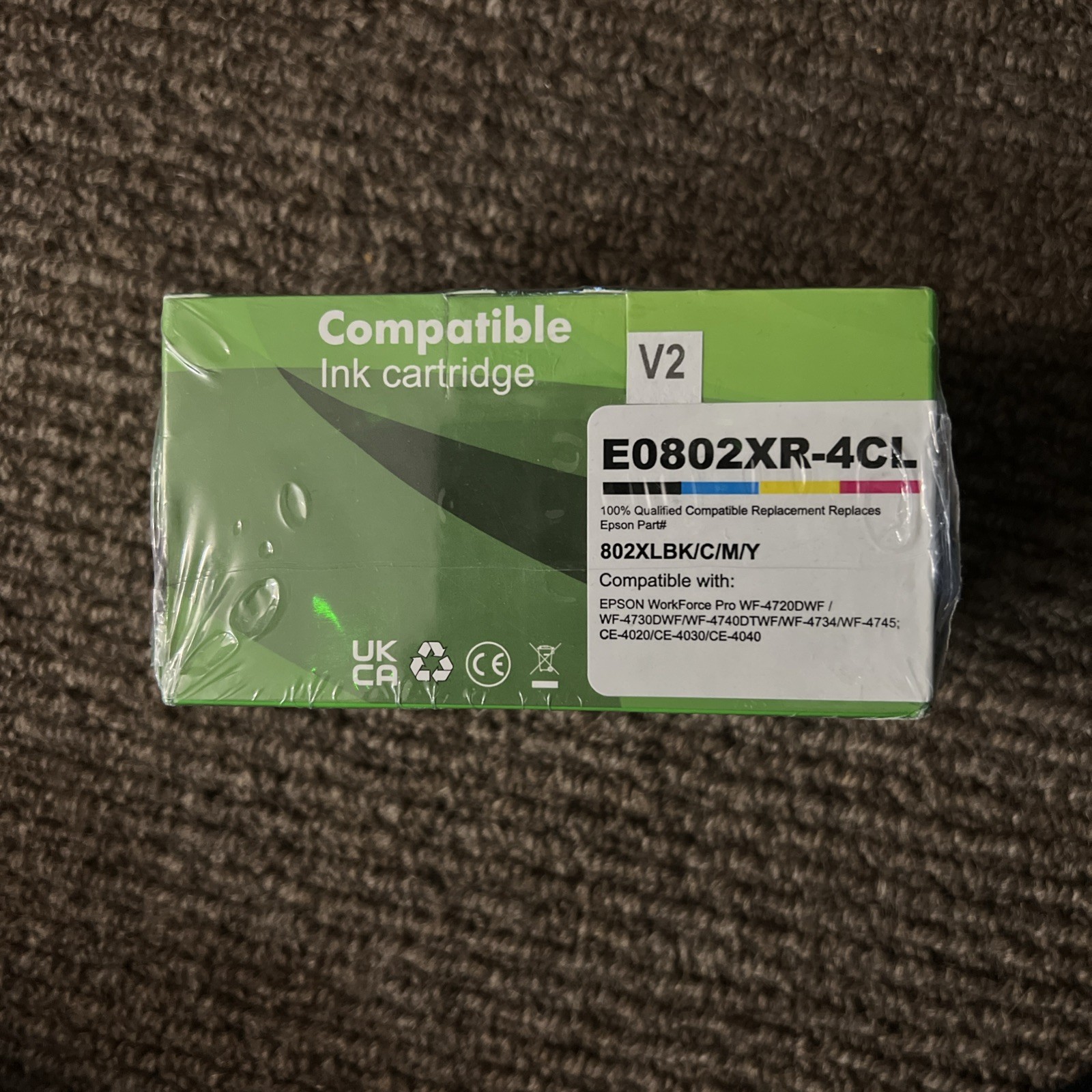 Generic- Compatible Ink Cartridge 822XL BK/C/M/Y for Epson (E0802XR-4CL)
