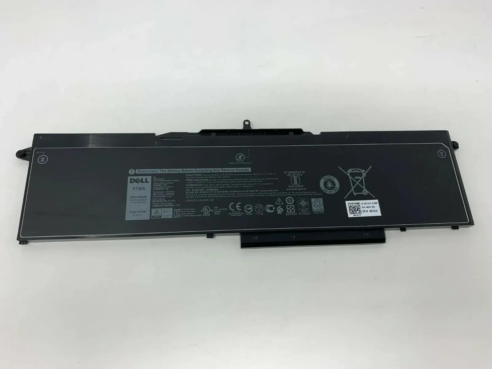 OEM - Dell Precision 3541 3551 1FXDH Laptop Battery 11.4V 01FXDH 97WH D191G  97W