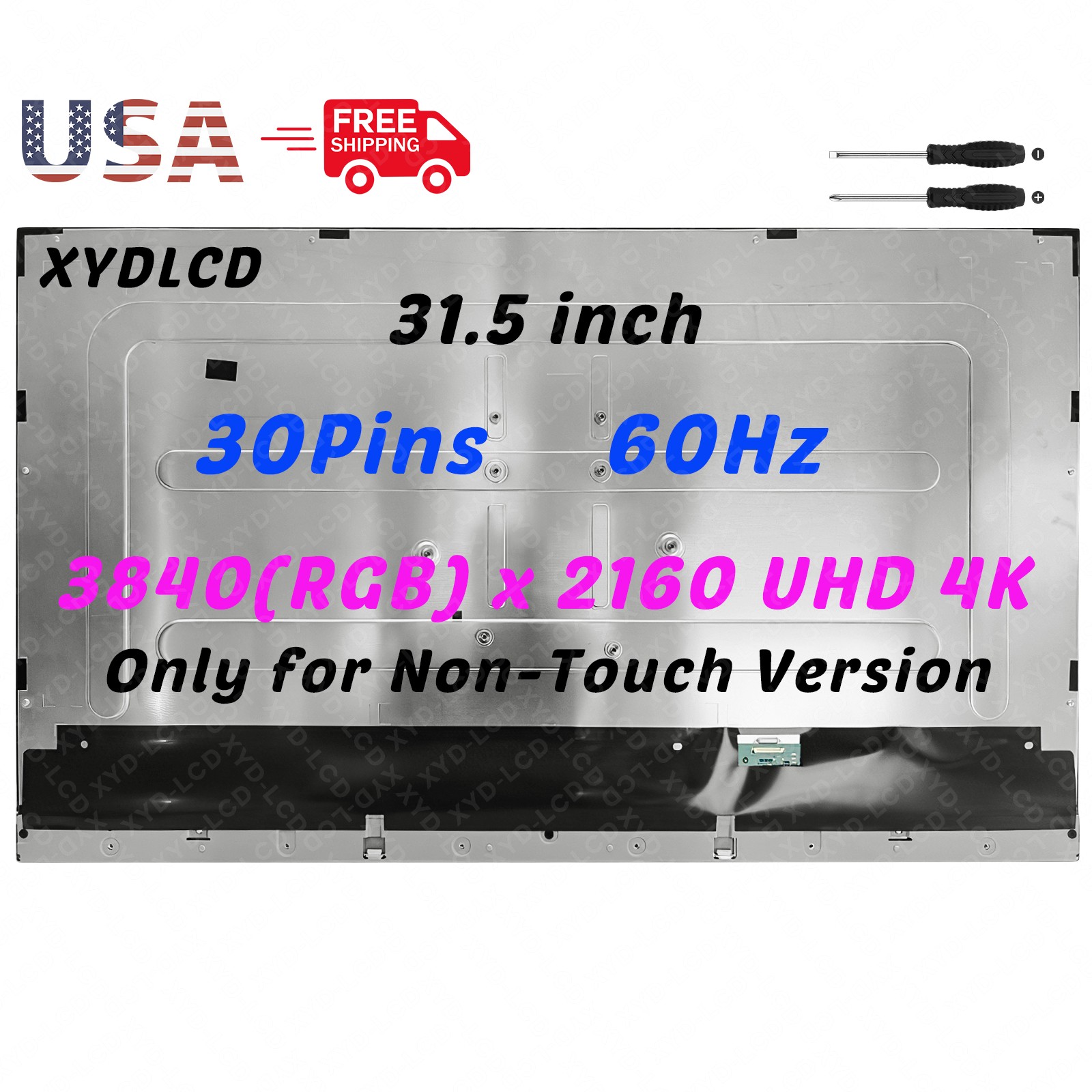 32" P08182-004 for HP OmniStudio X AIO 32-C LCD Non-Touch Screen Replacement 4K