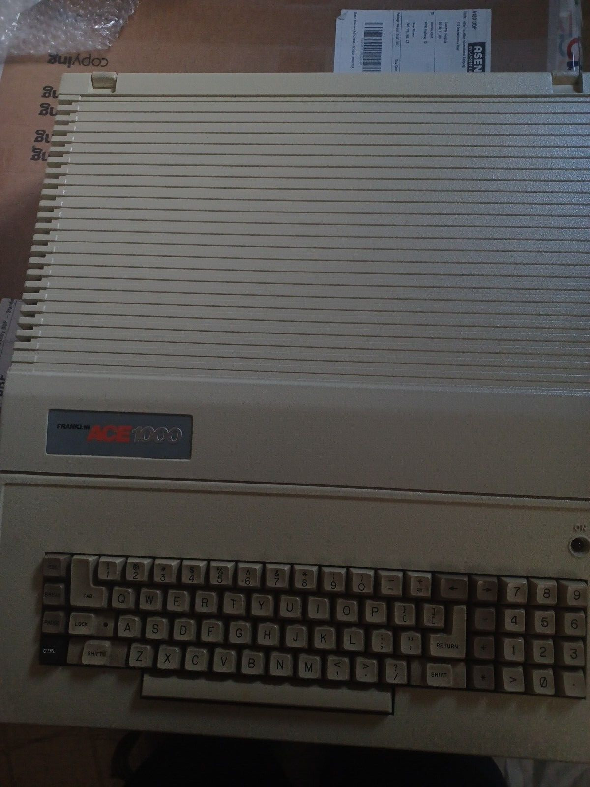 RARE Vintage Franklin Ace 1000 Computer Apple II Clone Boots