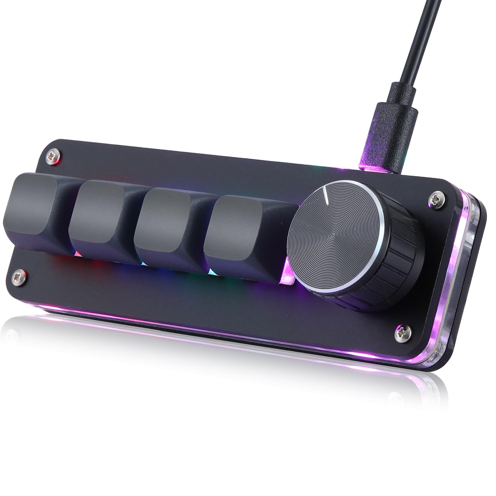 Macro Programmable Keypad, Handed Programmable Mechanical Keyboard, RGB Blue ...
