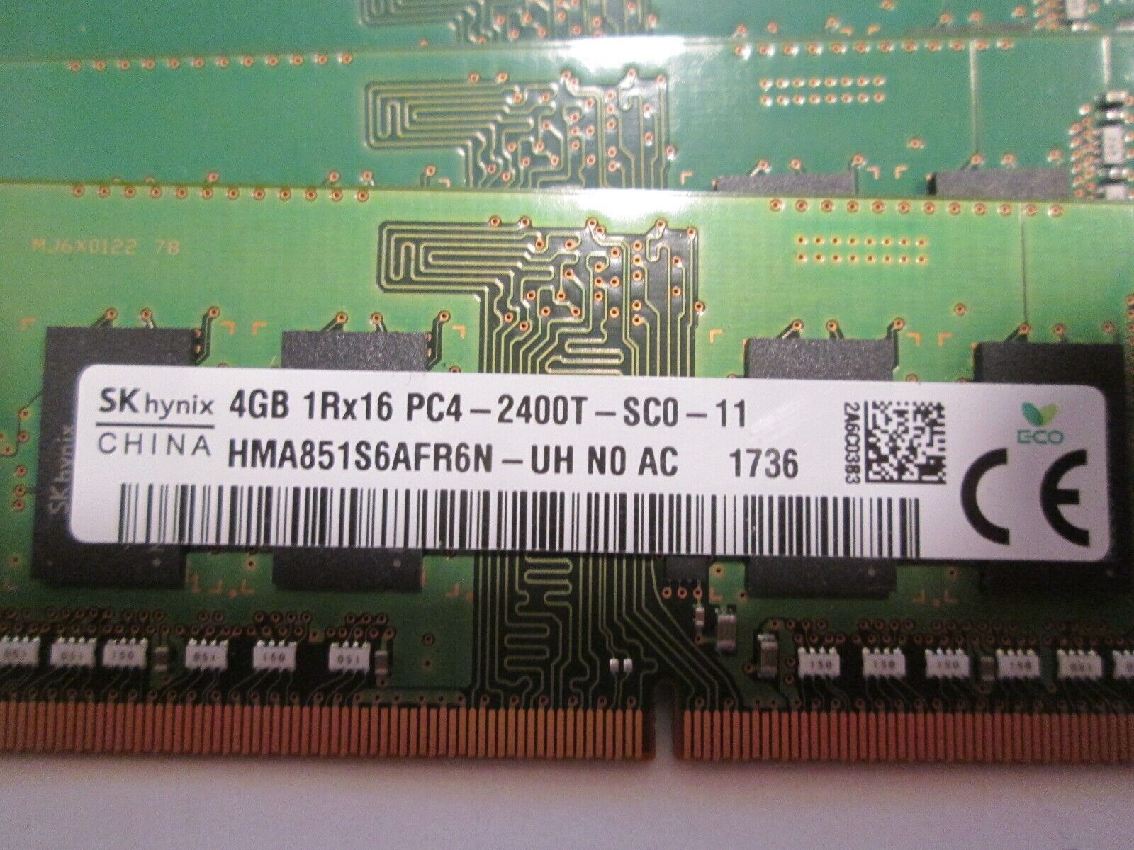 SK Hynix 4GB DDR4 PC4-2400T 2400MHz 260pin HMA851S6AFR6N-UH Laptop RAM