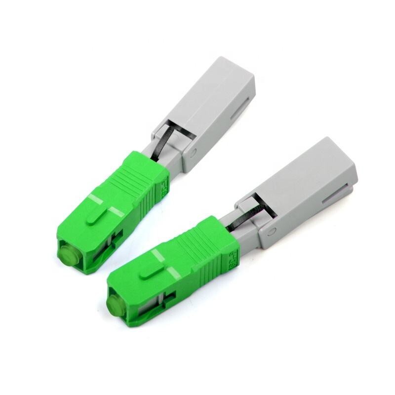 10pcs SC APC Mechanical Rapid Connector Fiber Optic Fast Connector SC/APC Fiber