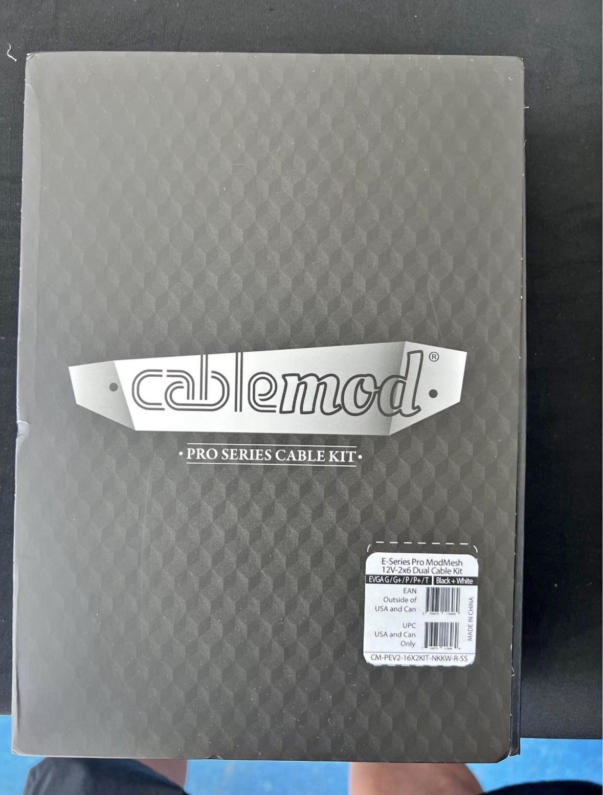 CableMod E-Series Pro ModMesh 12V-2x6 Cable Kit EVGA G/G+ P/P+ T Black White