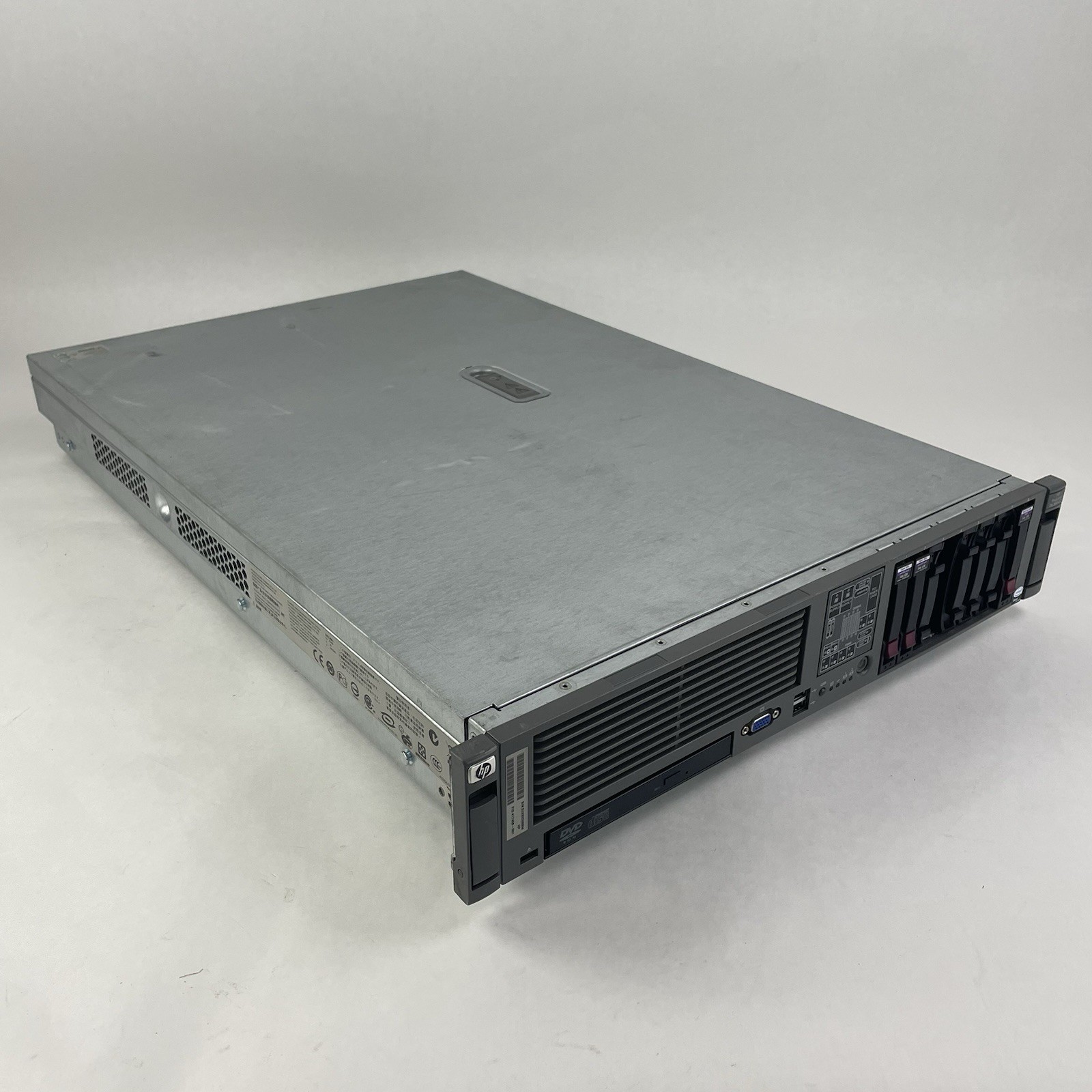 HP Proliant DL360 2x PSU 2x Intel Xeon XS460 3.16 GHz 32 GB RAM No HDD No OS