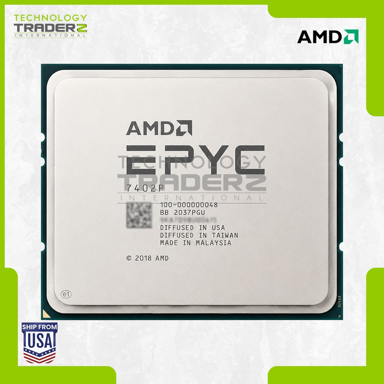 ** AMD EPYC Rome 7402P 24-Core 2.80GHz SP3 128MB CPU 100-000000048 Unlocked **