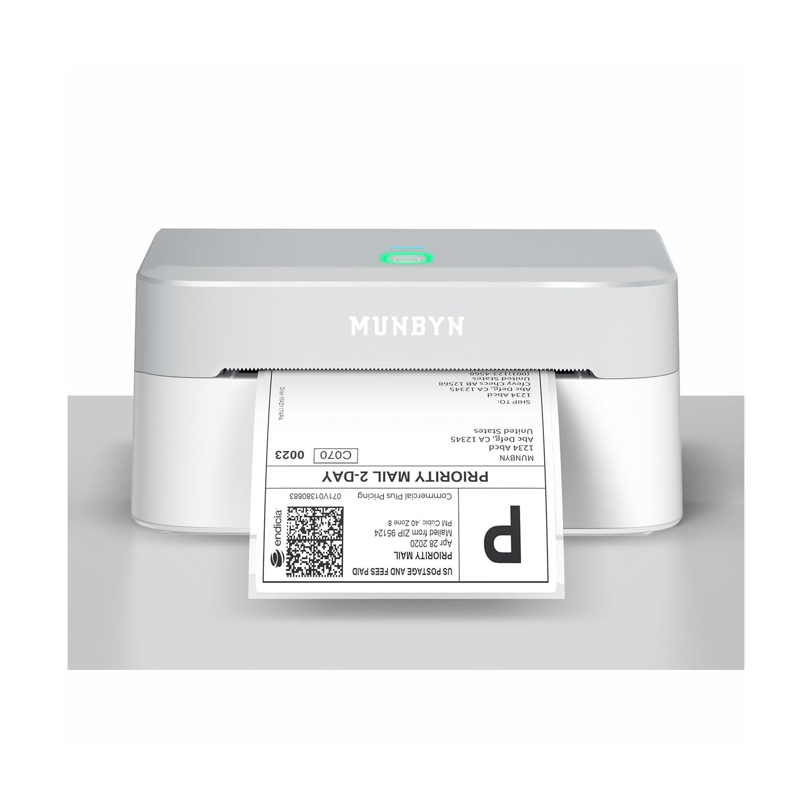 MUNBYN Bluetooth Thermal Label Printer RW403B, Wireless 4x6 Shipping Label Pr...