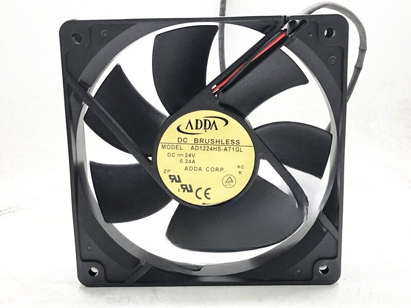 1pcs For ADDA AD1224HS-A71GL 12CM DC24V 0.24A inverter cooling fan