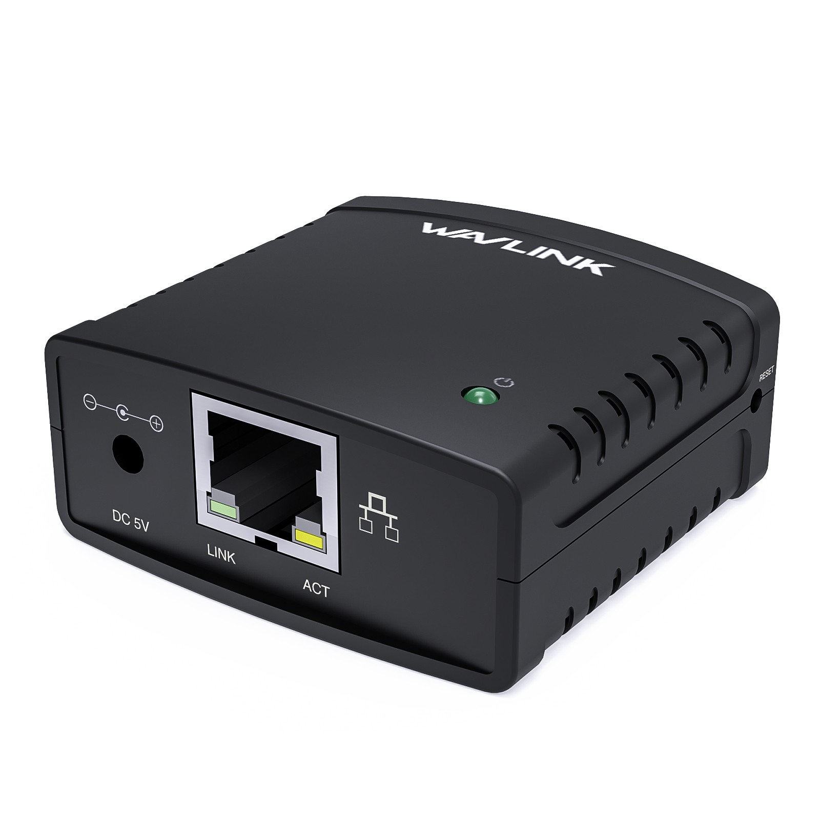 USB Wireless Print Server 10/100Mbps Ethernet to USB 2.0 Network Print Server