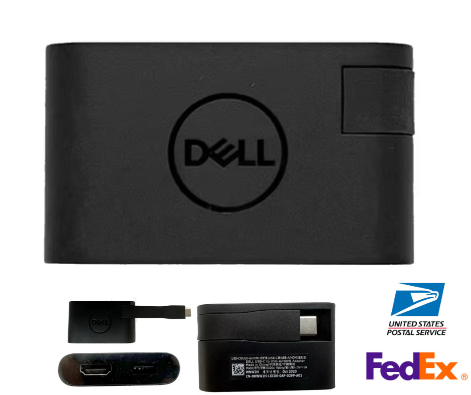 DA20 USB Type-C Adapter HDMI / USB WNW2H XPS Adapter multi-port for Dell