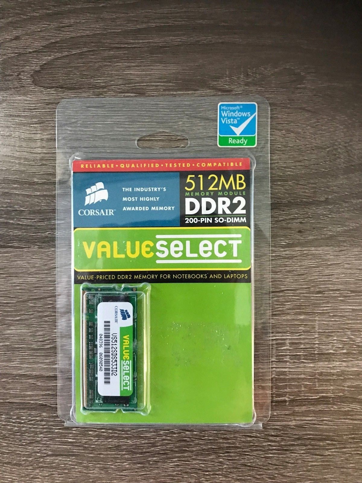 Corsair Valueselect VS512DS533D2 512MB DDR2 Memory Module