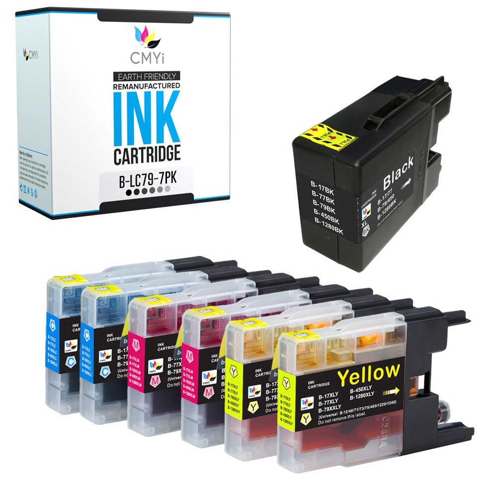 7PK Compatible CMYi LC79 Ink Cartridges fits Brother MFC-J5910DW J6510DW J6910DW