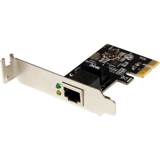 StarTech 1 Port PCI Express PCIe Gigabit NIC Server Adapter Network Card