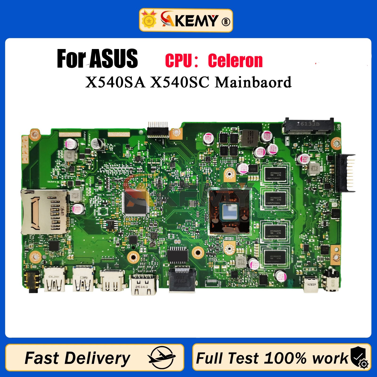X540SA Laptop Motherboard For ASUS X540S A540SA R540SA D540SA F540SA N3050 N3700