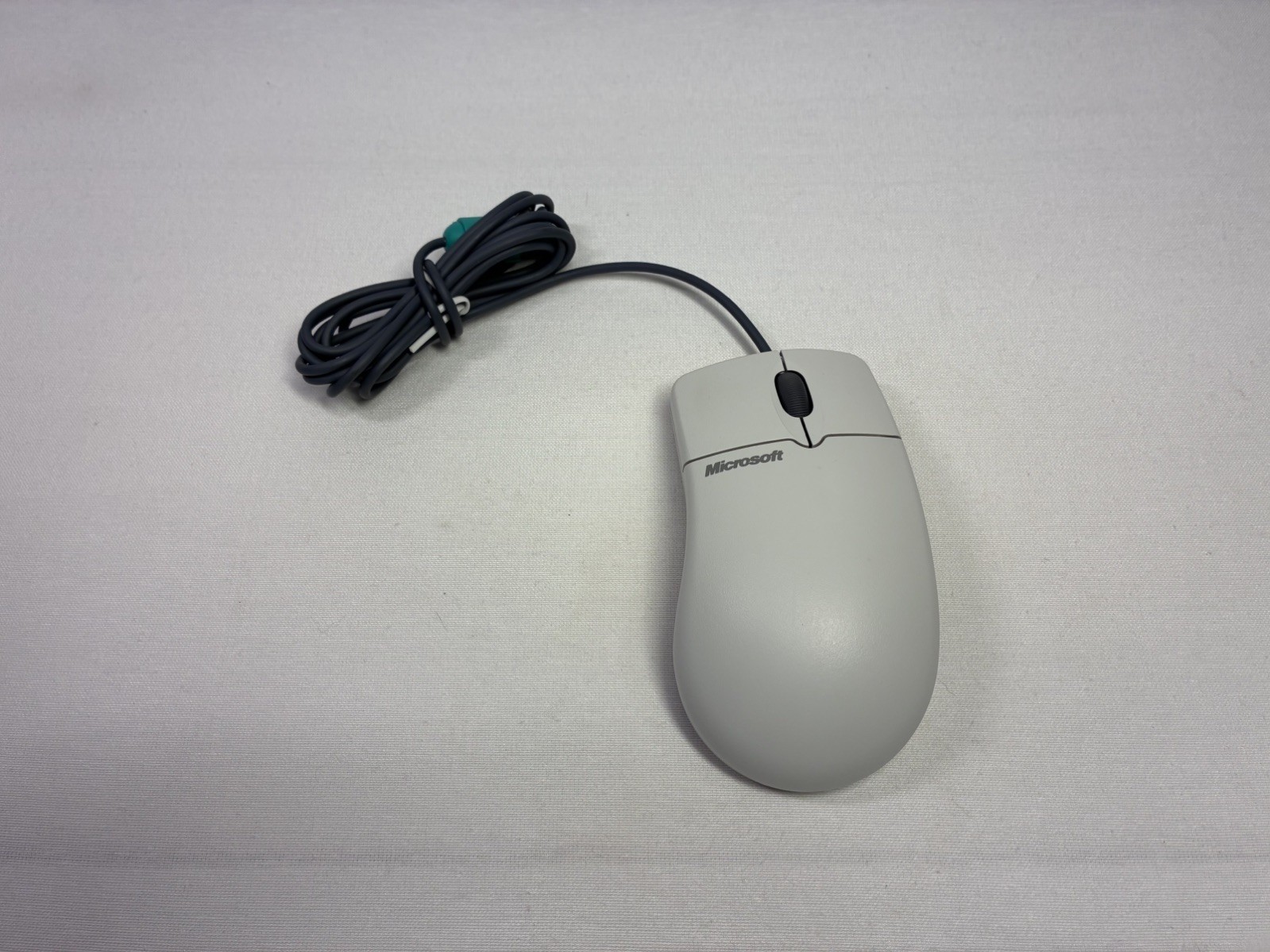 Microsoft IntelliMouse 1.1A / 1.2A - PS/2 Mechanical Ball Mouse Vintage EUC 