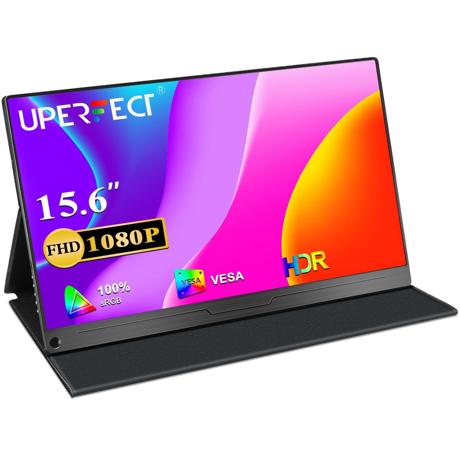 UPERFECT Portable Monitor, 15.6" IPS HDR 1920X1080 FHD Eye Care Travel Screen...