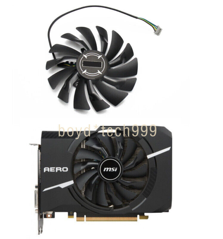 Fan For MSI PLD10010S12HH GTX 1070 AERO ITX Graphics Card Cooler 95mm 12V 0.40A
