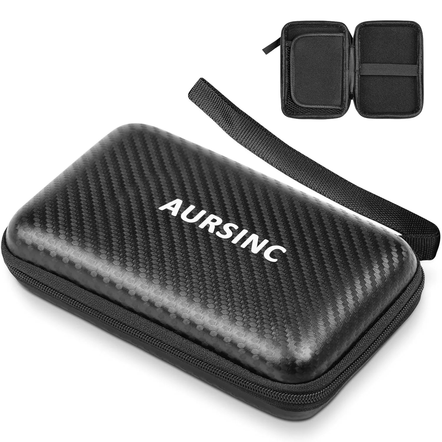 AURSINC 4 Inch Hard EVA Protective Case for NanoVNA H4/TinySA Ultra - Waterproof