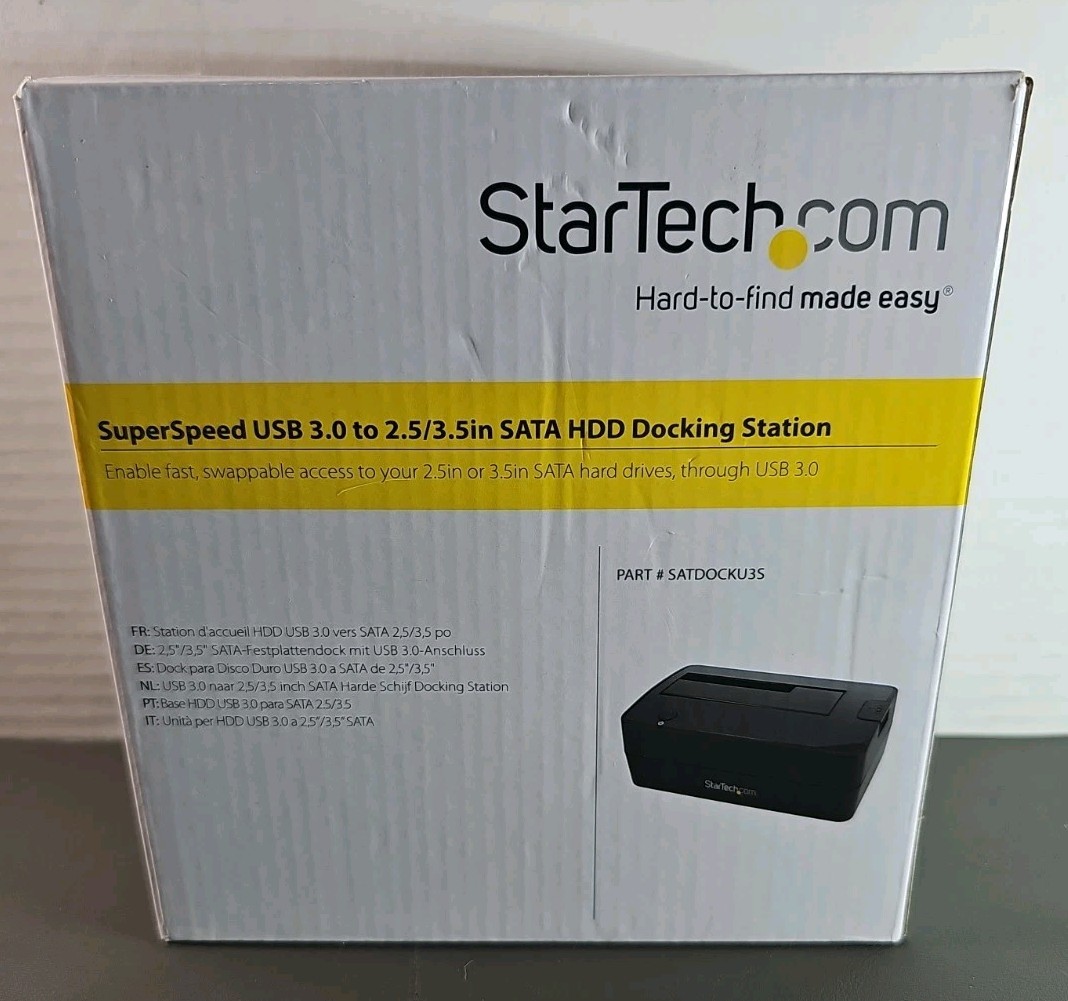 Startech.com Superspeed USB 3.0 To 2.5/3.5in SATA HDD Docking Station