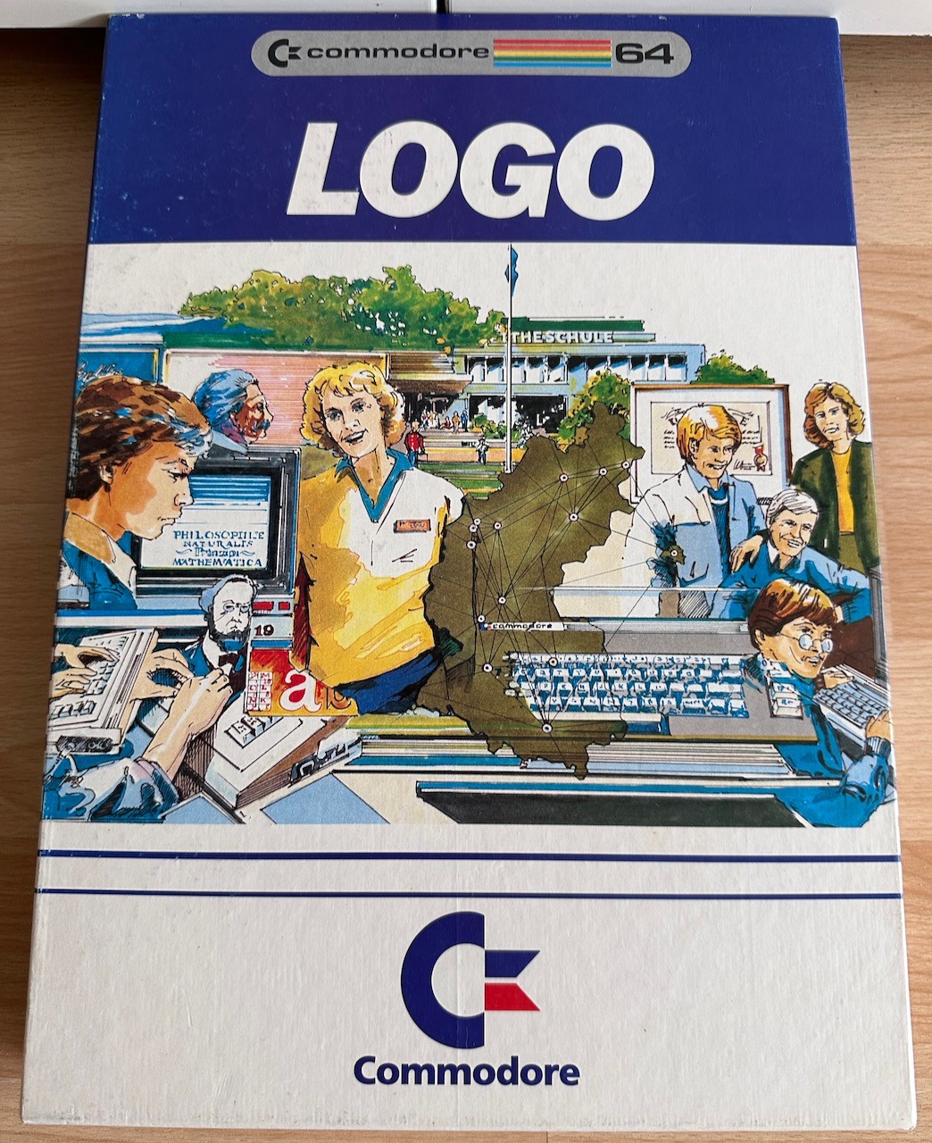 Commodore 64 Logo with 2 Disks, Unused
