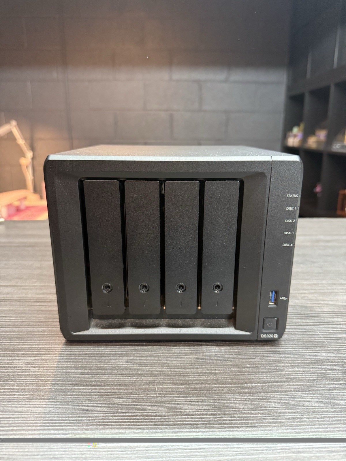 Synology DiskStation DS920+ 4-Bay NAS. 4 HDD Included With +8 gig ram