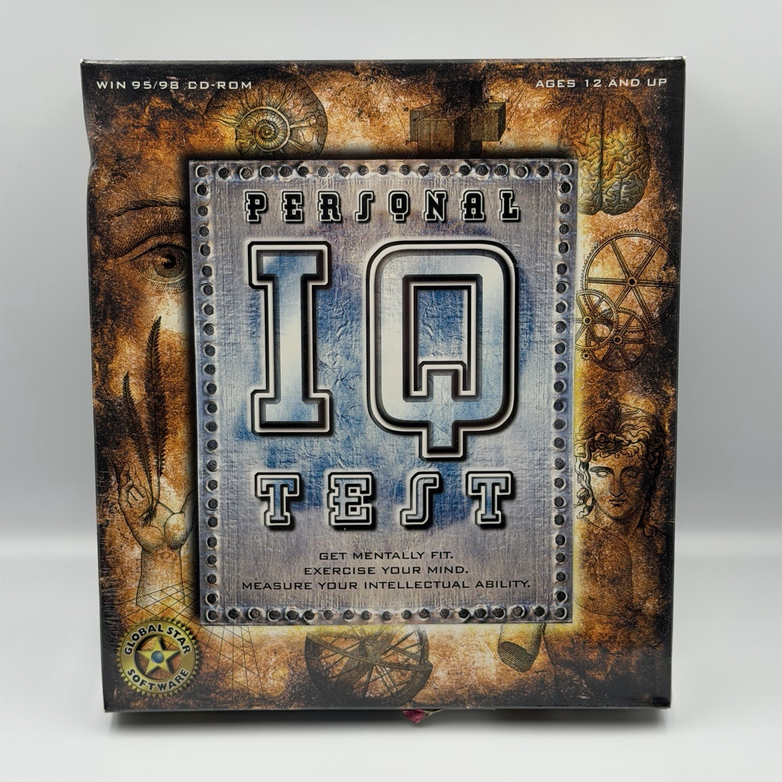 Personal IQ Test PC Software Windows 95/98 BRAND NEW - Big Box PC