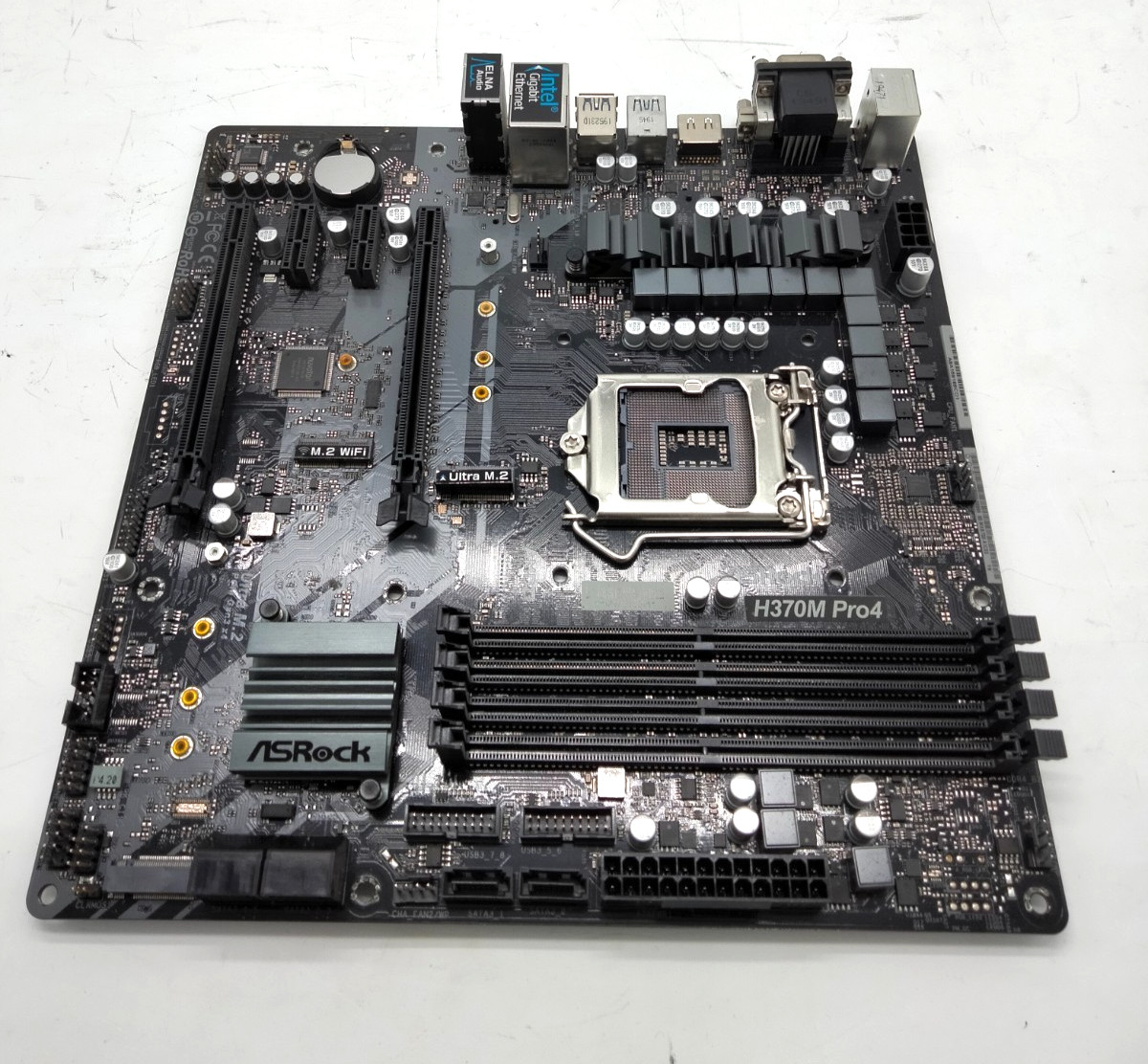 ASRock H370M Pro4 LGA1151 mATX DDR4 Desktop Motherboard