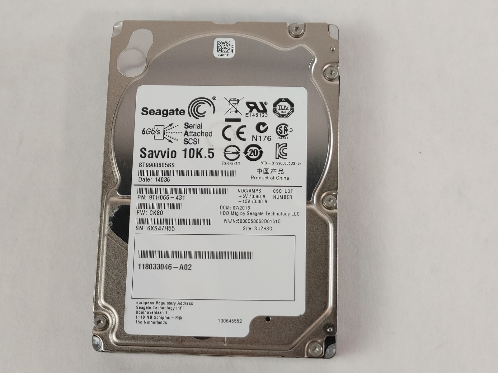 Seagate EMC ST9900805SS 900 GB SAS 2 2.5 in Enterprise Hard Drive