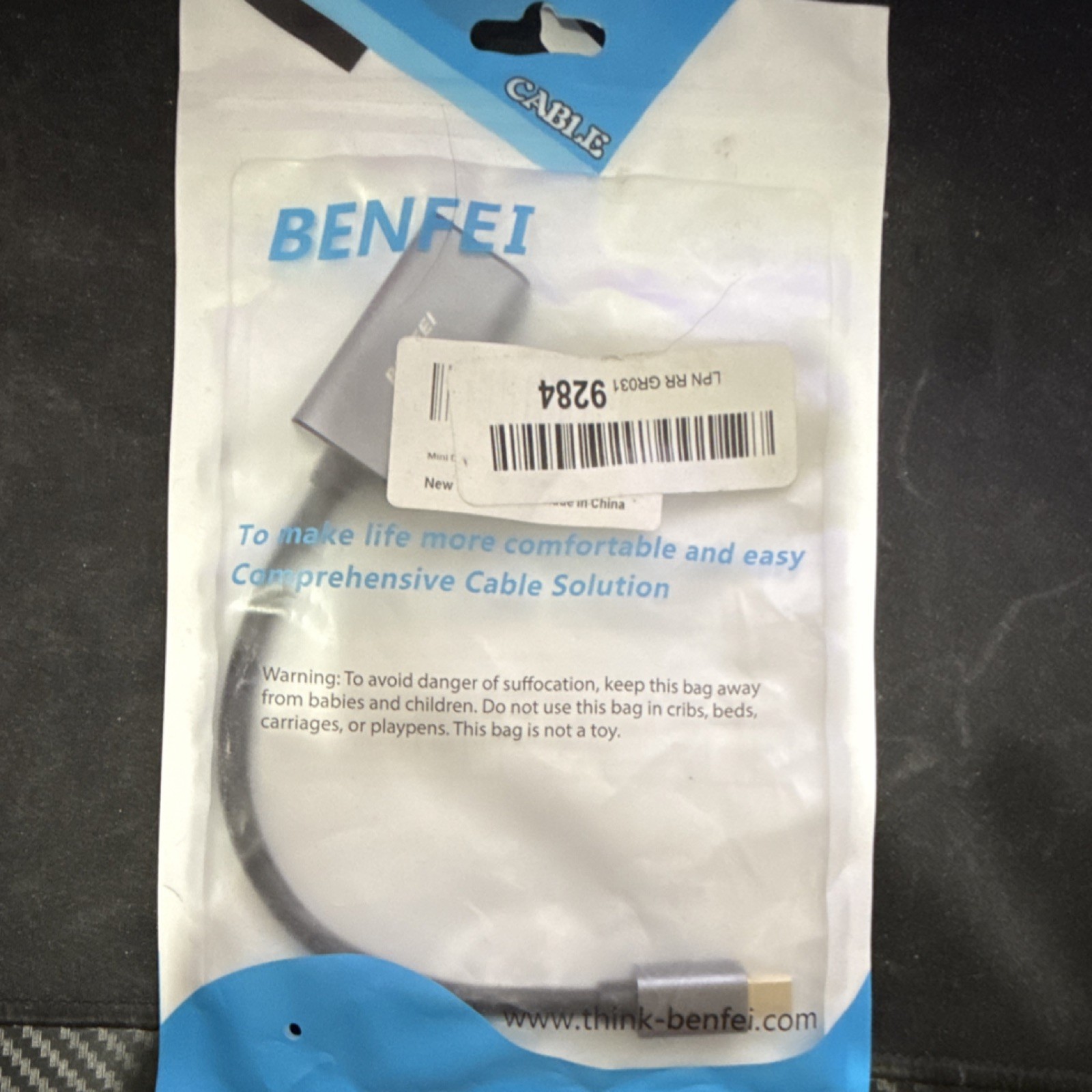 Benfei HDMI to Mini DisplayPort Adapter Converter Cable New in Package