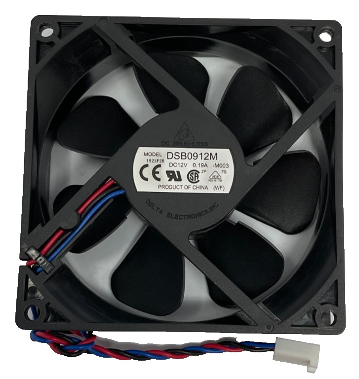 Delta Electronics DSB0912M-M003 12V 0.19A DC Brushless Cooling Fan Black