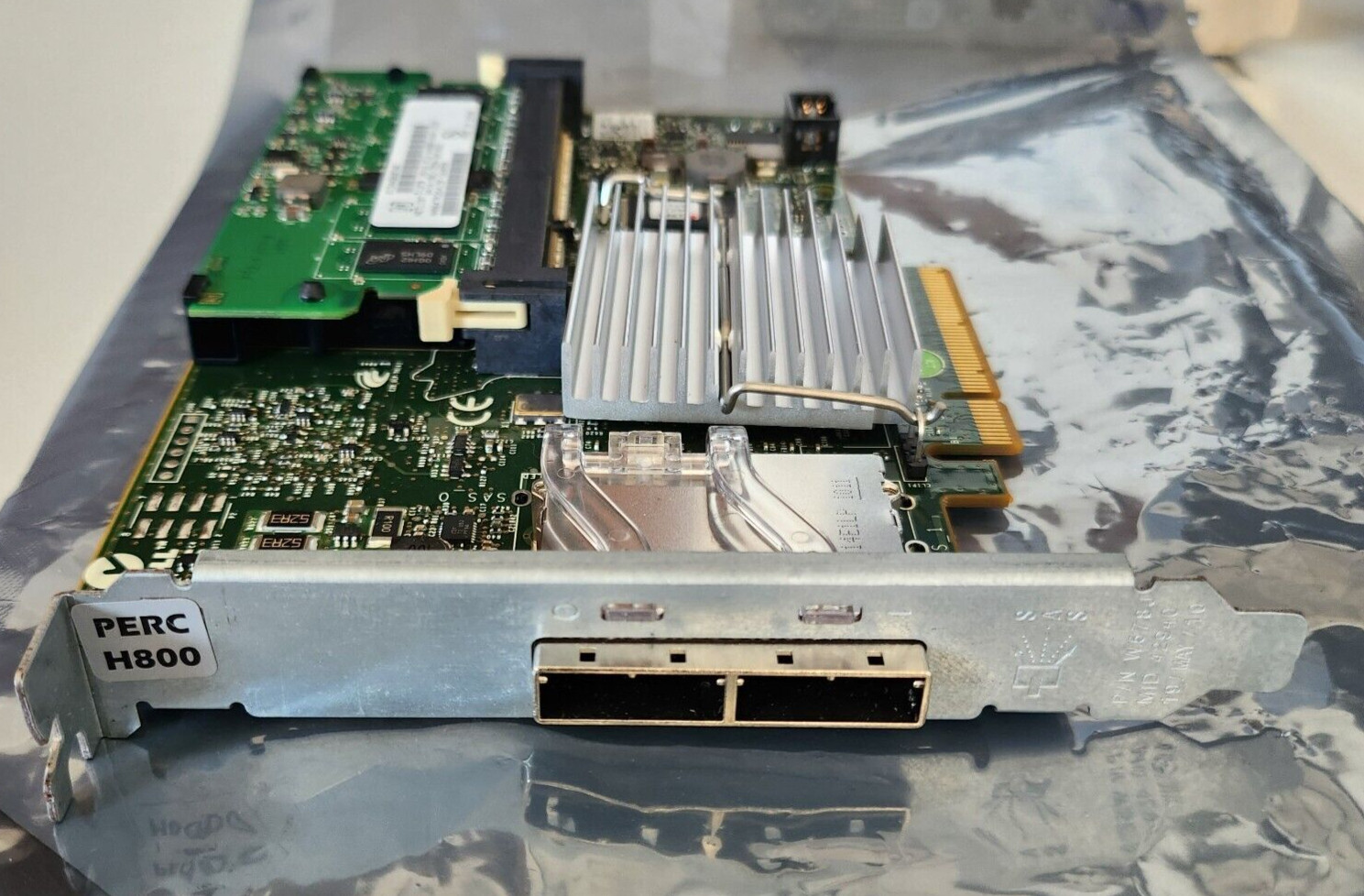 Dell N743J Perc H800 PCIe 6Gb/s SAS SATA RAID with 512MB Cache & KR174 BBU
