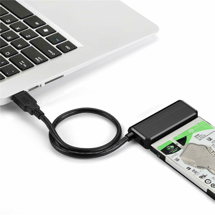 1Pcs SATA to USB 3.0 Cable For 2.5 3.5" HDD & SSD SATA III Hard Drive w/ US Plug
