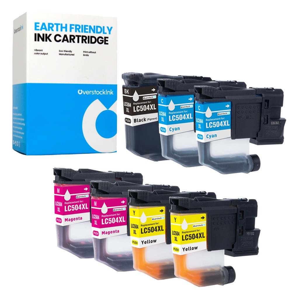 OSI Compatible 7-Pack LC504XL Ink Cartridges fits Brother MFC-J1365DW