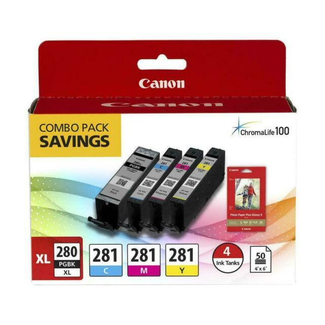 Canon 2021C006 Ink Cartridges - 4 Pack