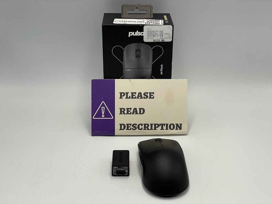 pulsar X2 CrazyLight Medium Wireless Gaming Mouse - Jet Black