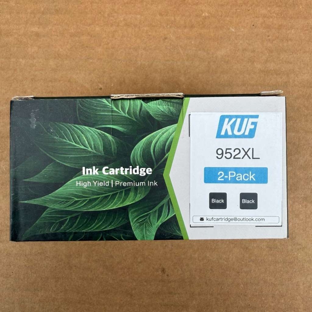 KUF 952XL Black Ink Cartridge 2-Pack High Yield HP 952XL Compatible