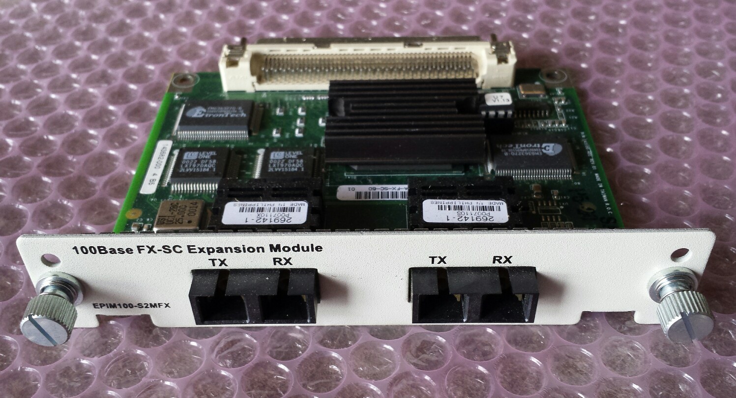 Cabletron ENTERASYS EPIM100-S2MFX 143100-401 2x 100Base FX-SC Expansion Module