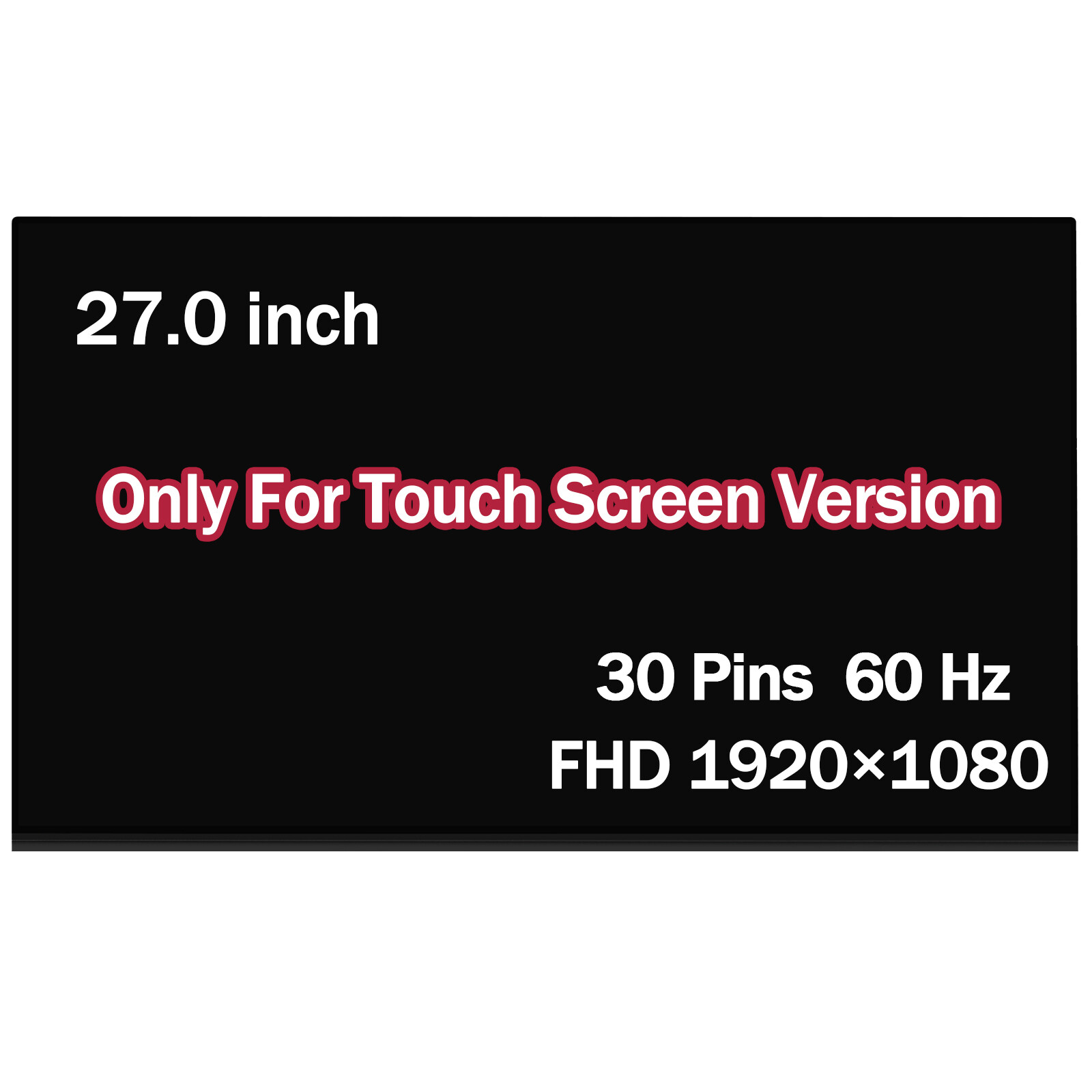 For HP AIO 27-D L91217-002 27.0" LCD Touch Screen Replacement Display Panel FHD