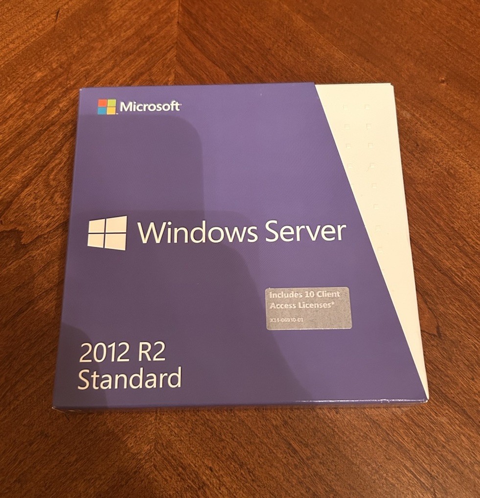 Microsoft Windows Server 2012 R2 Standard 64-Bit Retail 10 CAL DVD P73-05967