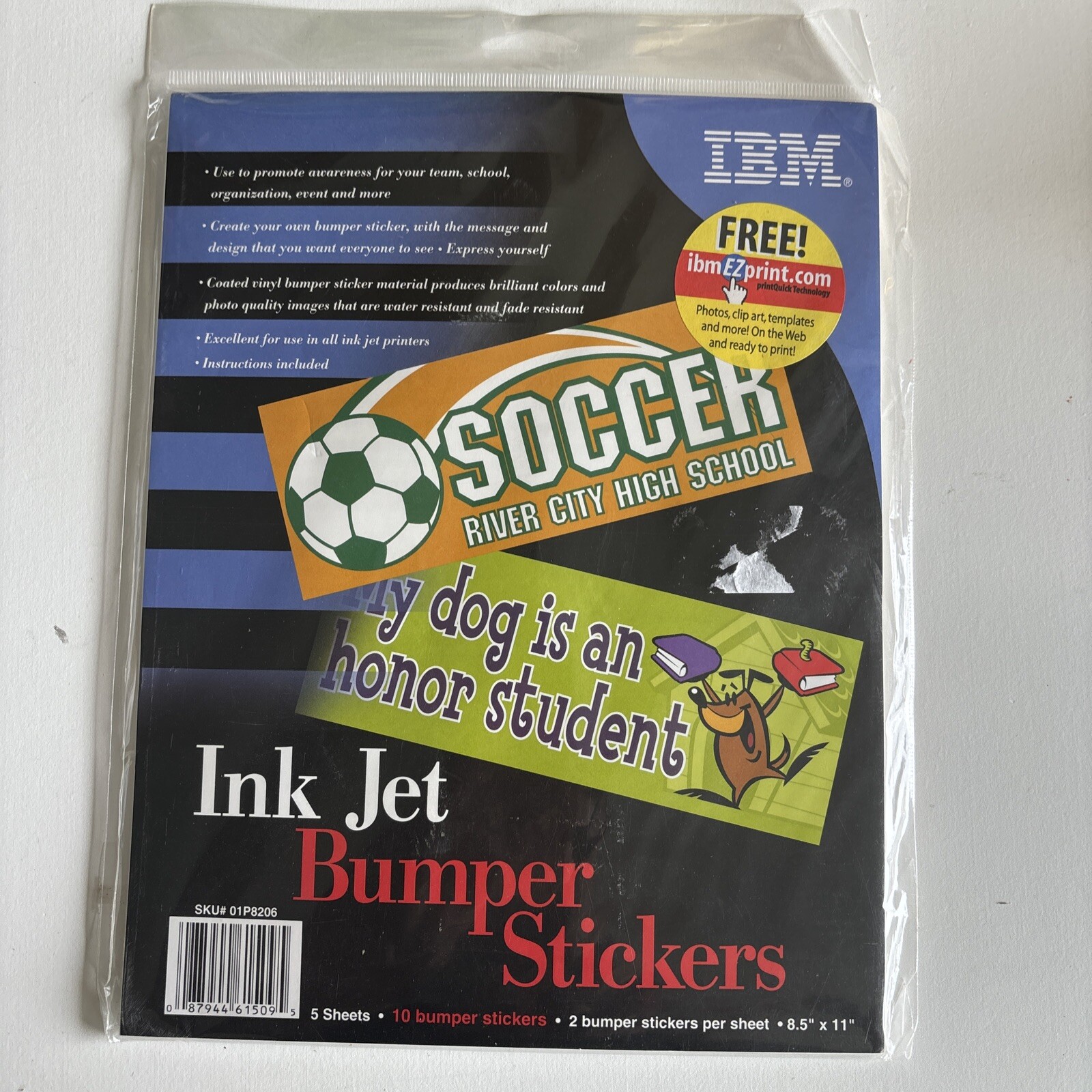 IBM Ink Jet Bumper Stickers