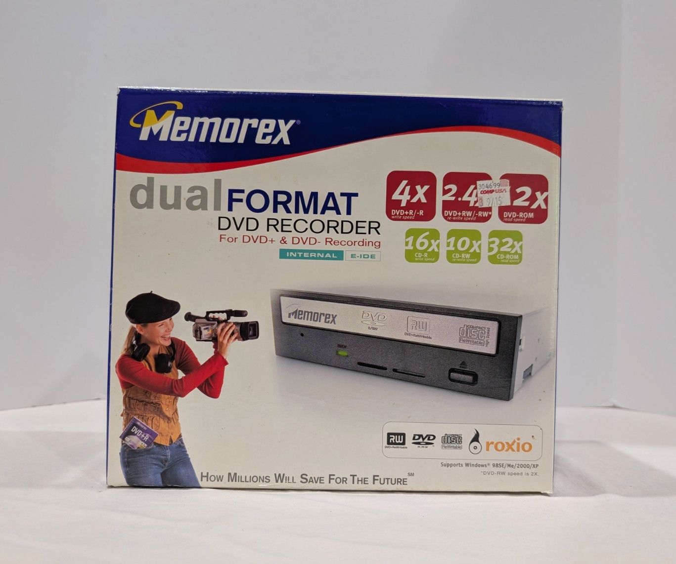 Memorex Dual Format Drive DVD/Cd-ROm/Rewritable IDE 3202 3235 NEW Ships Free