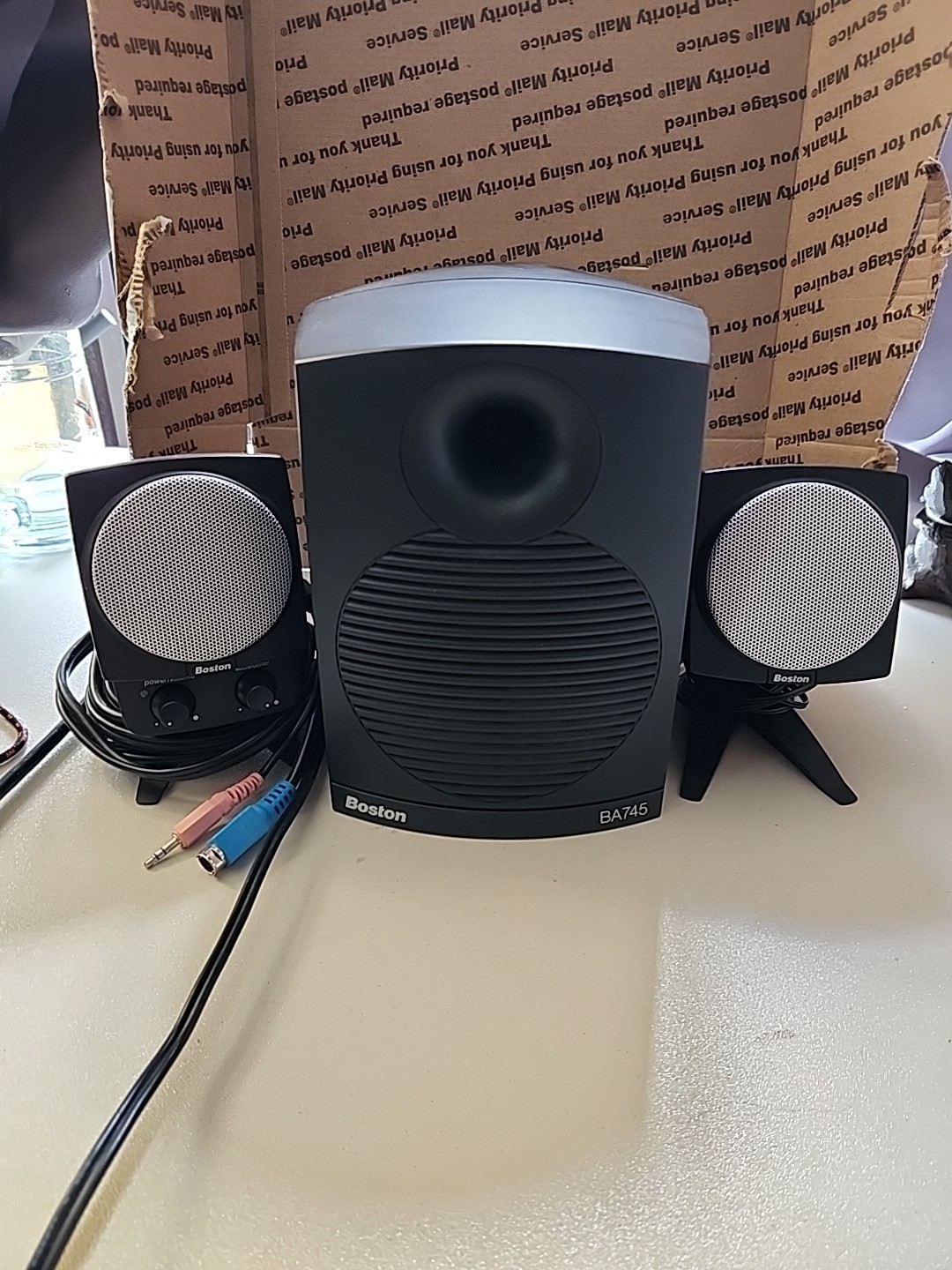 Boston Acoustics BA745 2.1 Computer Speaker System with Subwoofer and 2 Speakers