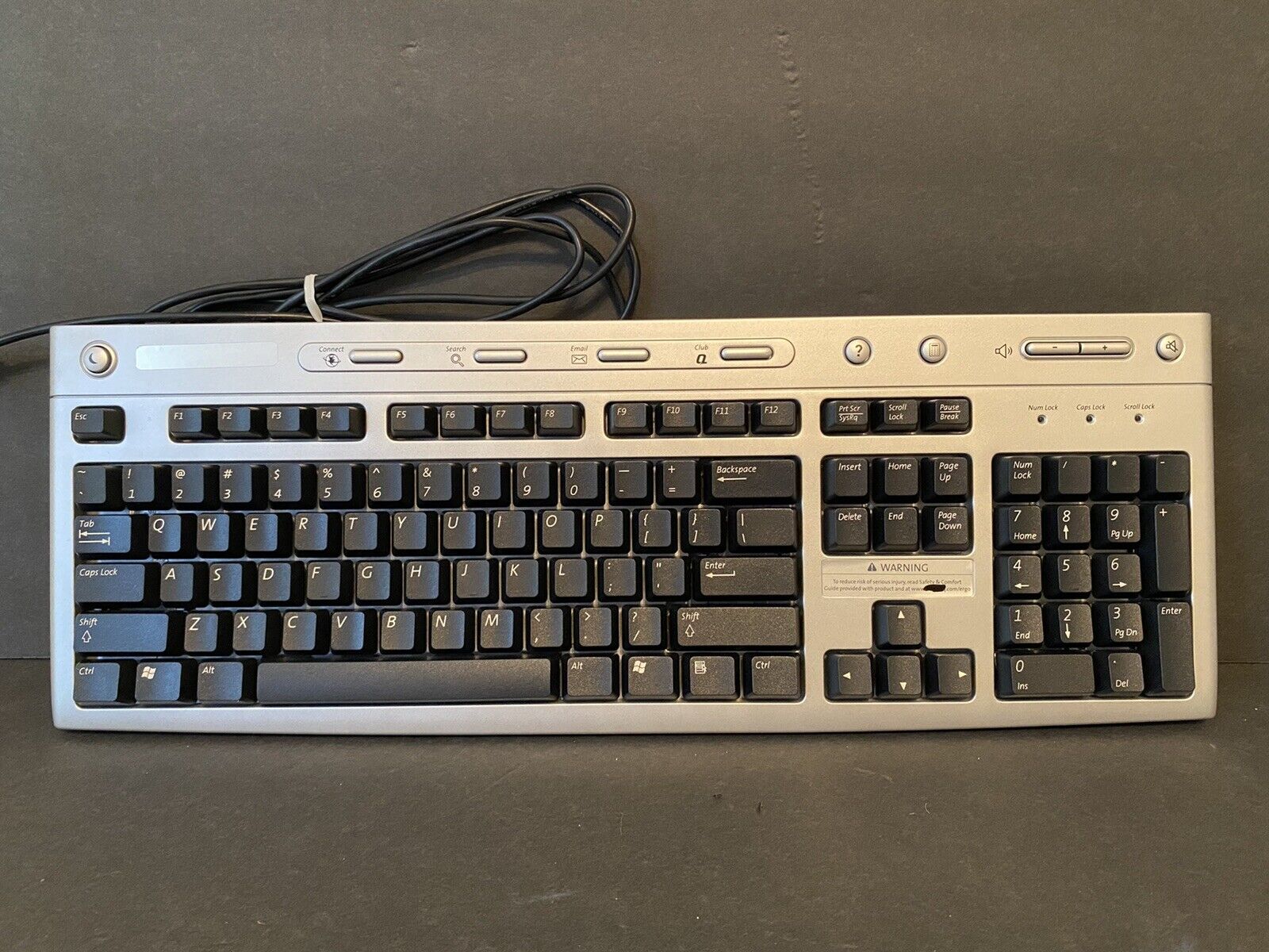 Compaq 5187-5023 PS/2 Multimedia Keyboard Rarely Used