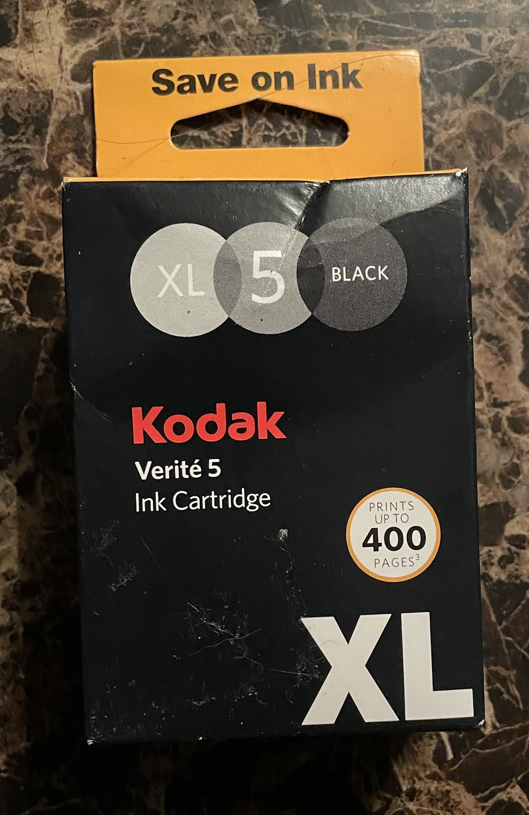 Kodak Verite 5 Ink Cartridge XL Black New High Yield 400 Pages - New - Sealed 