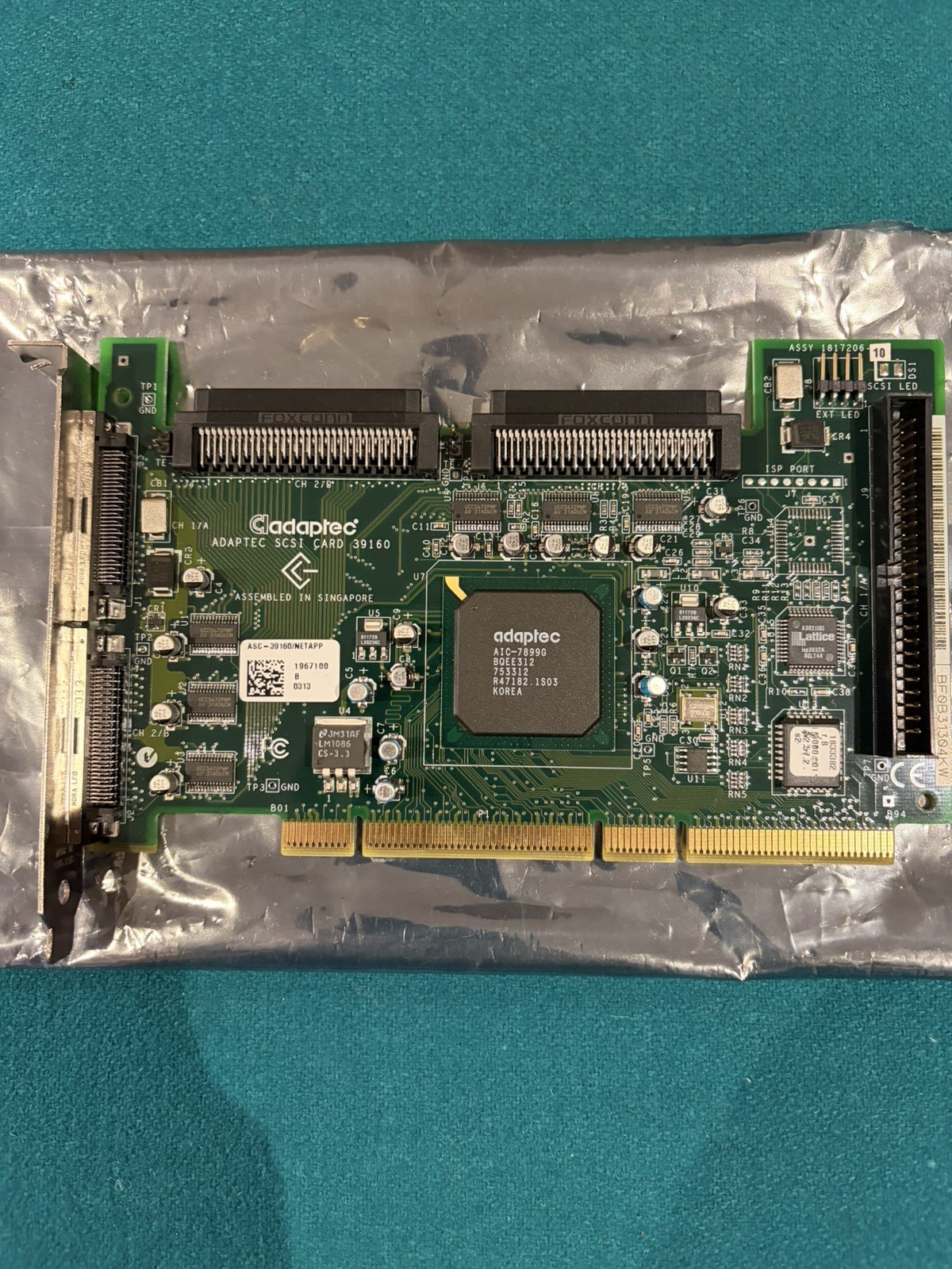 Adaptec ASC-39160 Ultra160 Dual-Channel SCSI PCI Card - Server Adapter
