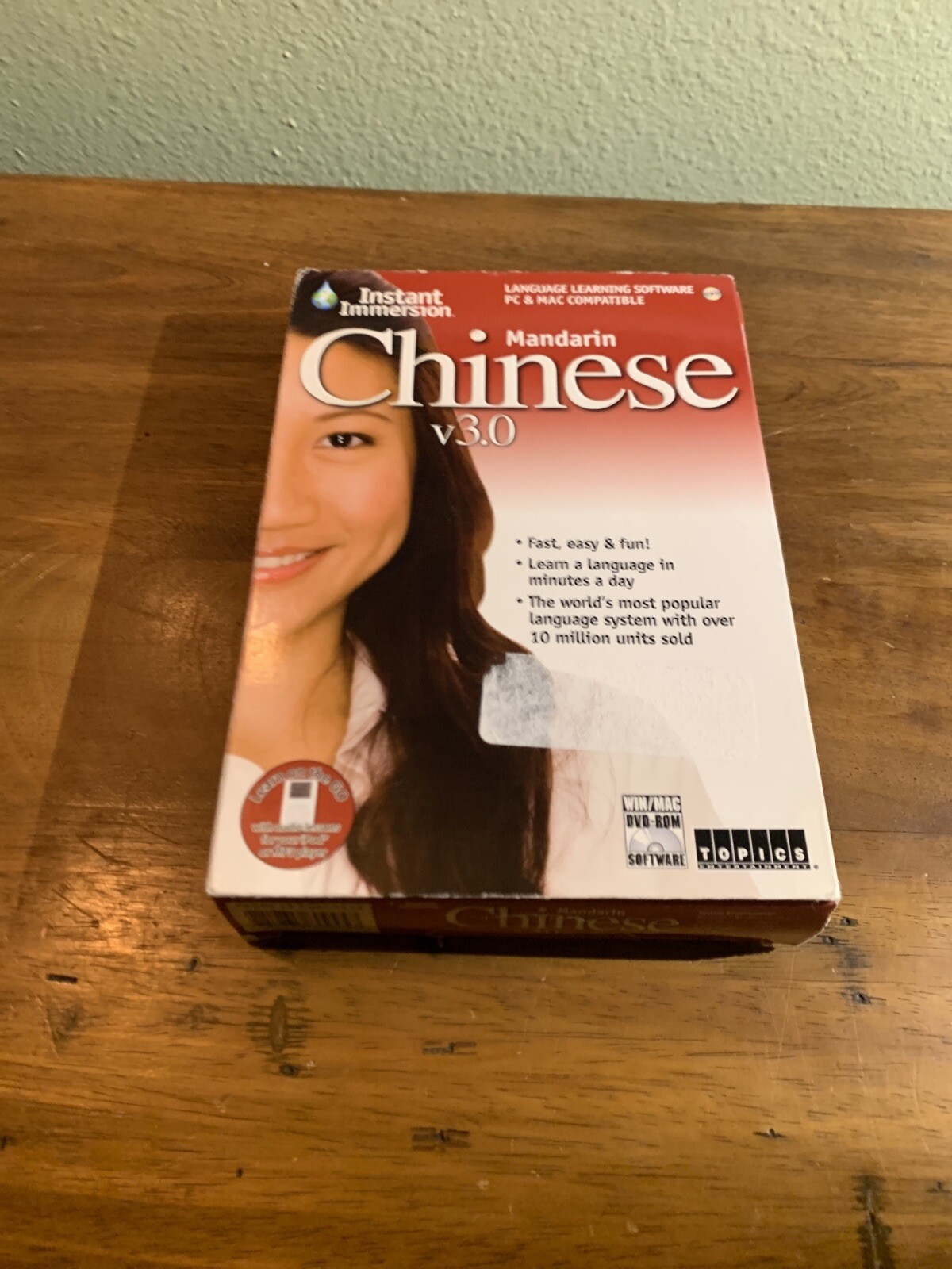 Mandarin Chinese Instant Immersion V3.0 Version 3 DVD-ROM ~