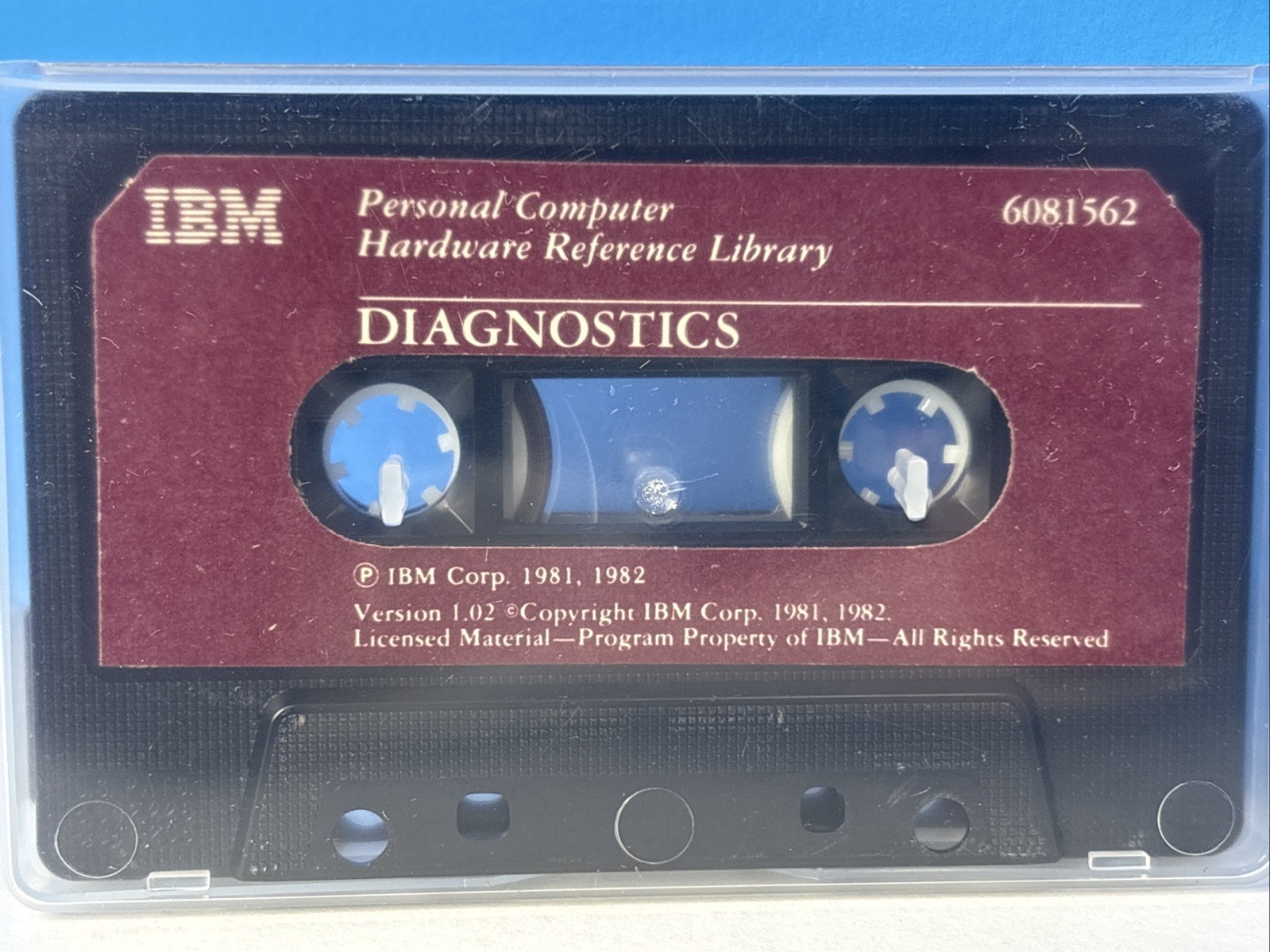IBM 1982 PC Computer Hardware Reference Library Diagnostics Cassette 6081562 VTG